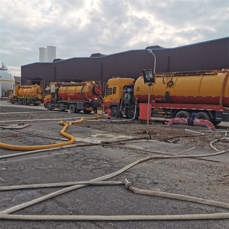 罗庄污水池清理